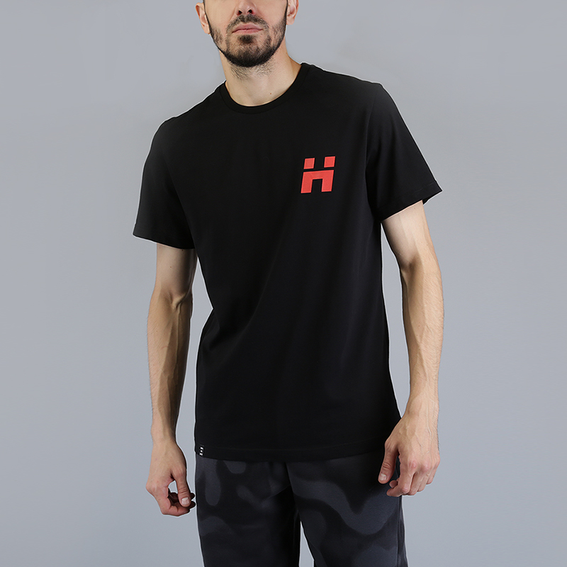 мужская черная футболка Hard International International-черн - цена, описание, фото 1